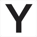 【あす楽対応・送料無料】TRUSCO 表示板 アルファベット「Y」 420X420