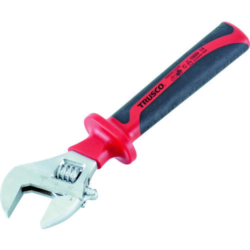 【あす楽対応・送料無料】TRUSCO　絶縁モンキーレンチ　250mm(4.0)