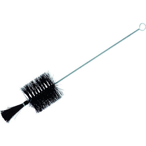 【あす楽対応・送料無料】TRUSCO　理化学ブラシ　試験管用　黒豚毛　スチール柄