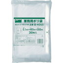 【あす楽対応・送料無料】TRUSCO 厚手ポリ袋 縦550X横400Xt0.1 透明 (30枚入)