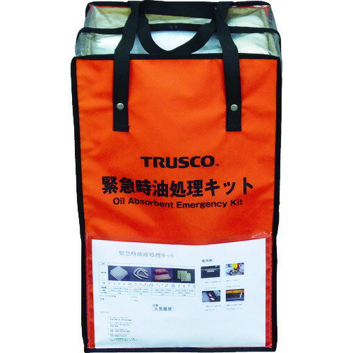 【あす楽対応・送料無料】TRUSCO　緊急時油処理キット　M
