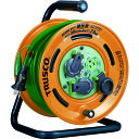 【あす楽対応・送料無料】TRUSCO 屋外型コードリール30m 防雨型 ブレーカー 漏電防止付き