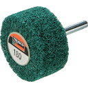 【あす楽対応・送料無料】TRUSCO ナイロン軸付ホイル外径φ50×厚み25×軸6 180# (5個入)