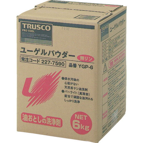 【あす楽対応・送料無料】TRUSCO　ユーゲルパウダー　6kg