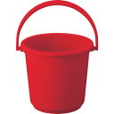 【あす楽対応・送料無料】TRUSCO PPカラーバケツ 15L 赤