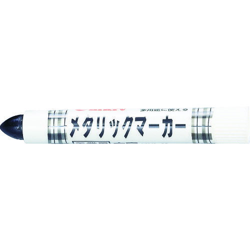 【あす楽対応・送料無料】TRUSCO　工業用メタリックマーカー　中字　黒...