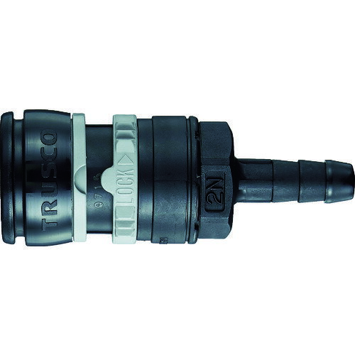 【あす楽対応・送料無料】TRUSCO　樹脂継手ソケット　ホース取付用