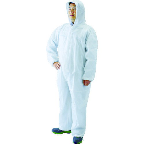 特長●クラレトレーディング製のコロナ放電式帯電防止不織布エレブレイク［［R下］］を使用した保護具です。●湿度依存性がなく、低湿度環境下でも高い効果を発揮し、静電気に起因する災害・障害、ゴミの付着、まとわりつき、パチパチ感を軽減します。●多層構造不織布によりバリア性・通気性・柔軟性があります。用途●静電気対策が必要な環境。仕様●色：ホワイト●サイズ：M●適応胸囲(cm)：75〜88●適応身長(cm)：155〜170仕様2●JIS T8118対応●ISOクラス7適合●3層・コーティング有り材質／仕上●ポリプロピレン不織布●ポリエステル系(クラカーボ［［R下］］)セット内容／付属品注意