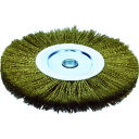 【あす楽対応・送料無料】TRUSCO ホイルブラシ Φ300X25mm穴 真鍮メッキ鋼線 線径0.35