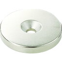 【あす楽対応・送料無料】TRUSCO ネオジム丸形磁石 皿ネジ穴付 外径30mmX5mm M5 1個入