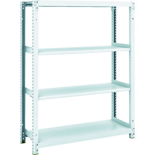 【あす楽対応・送料無料】TRUSCO　M1型抗菌塗装ボルトレス軽量棚900X320XH1200　4段