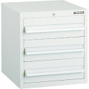 【あす楽対応・送料無料】TRUSCO LVR型キャビネット 392X412XH420 引出3段 W