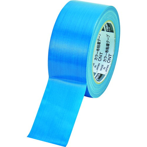 【あす楽対応・送料無料】TRUSCO　カラー布粘着テープ　幅50mm長さ25m　ブルー