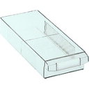 【あす楽対応・送料無料】TRUSCO バンラックケースB型引出 内寸91X209XH40