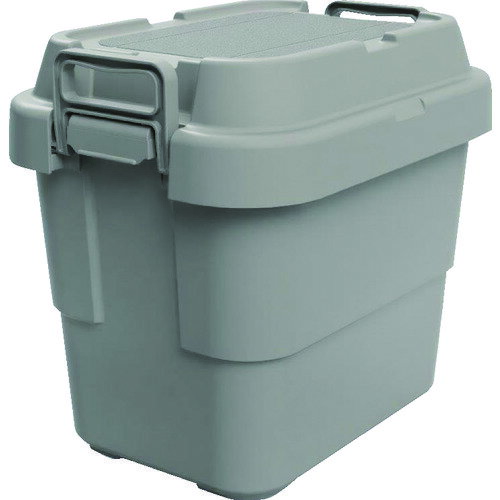 【あす楽対応・送料無料】TRUSCO　トランクカーゴ　フラット天板仕様　20L　グレー