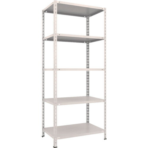 【あす楽対応・送料無料】TRUSCO　軽量棚　中棚ボルトレス型　875X600X2100　5段　ネオグレー