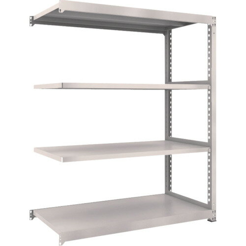 【あす楽対応・送料無料】TRUSCO　M3型中量棚　1500X721XH1800　4段　連結　ネオグレー