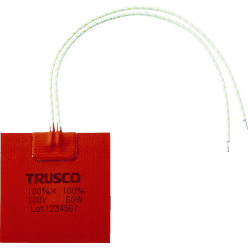 【あす楽対応・送料無料】TRUSCO　ラバーヒーター　100mmX100mm