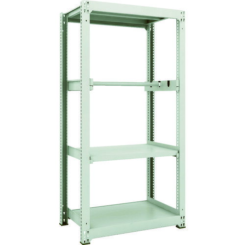 【あす楽対応・送料無料】TRUSCO　M3型中量棚　W900XD571XH1800　パイプ1段　単体