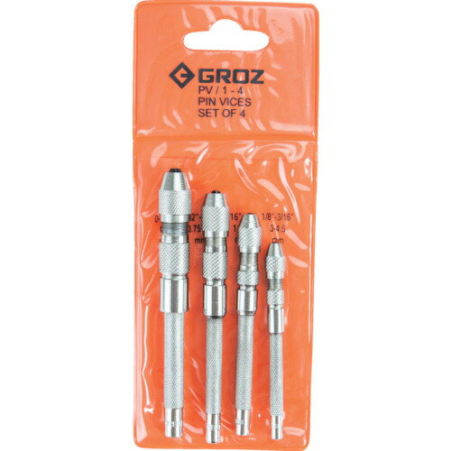 【あす楽対応・送料無料】GROZ　ピンバイス4点セット