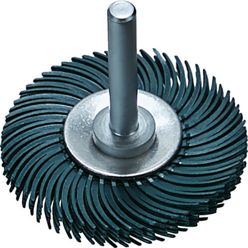 【あす楽対応・送料無料】TRUSCO　ラジアルブラシディスク（ホイールタイプ）Φ50．8＃80緑 5個セット