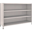 【あす楽対応・送料無料】TRUSCO 軽量棚背板・側板付 W1800XD450X1200 4段 ネオグレー