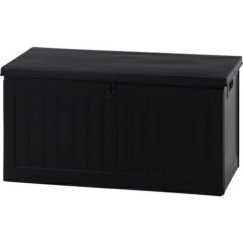 【特長】●さまざまなシチュエーションで活躍する収納BOX 190Lです。【仕様】●幅(mm)：960●奥行(mm)：460●高さ(mm)：495●背面色：ブラック●座面色：ブラック●色：ブラック