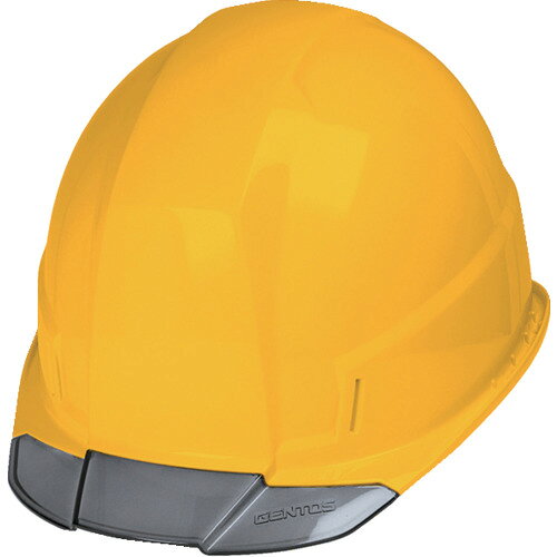 Rakuten - GENTOS　ヘルメット　GRITAIR＋　溝有　ヘッドライト取付可能　飛来・落下物用・電気用　黄　(GH02A-YL)