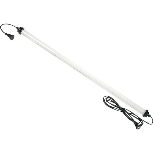 【特長】●スリムで軽量、頑丈なLEDパイプ型作業灯です。●両端に防雨型のプラグとソケットを付けた連結タイプです。●20本まで連結可能です。●クールな明るさの6000Kの白色LEDを採用、全光束3000lmで明るいです。●密閉構造で、防雨型（保護等級IP63）です。●付属金具で壁面などに固定・吊り下げ使用可能です。●電圧フリー(85〜242V)です。●100V、200V系どちらの電源でも切替なしでOKです。●昼白色：6000 ケルビンです。【用途】●作業灯【仕様】●明るさ(lm)：3000●消費電力(W)：30●奥行(mm)：45●高さ(mm)：45●幅(mm)：1200【仕様2】●本体サイズ：1200mm×45mm×45mm●光色：昼白色●周波数(Hz)：50/60●定格電圧(V)：AC100〜200●定格消費電力(W)：30●定格入力電流(A)：0.3●LED数：225個●全光束(lm)：3000●最大接続本数：20本●平均演色評価数：Ra＞80【材質／仕上】●ポリカーボネート・ABS【セット内容／付属品】●固定金具×2(割りピン付)