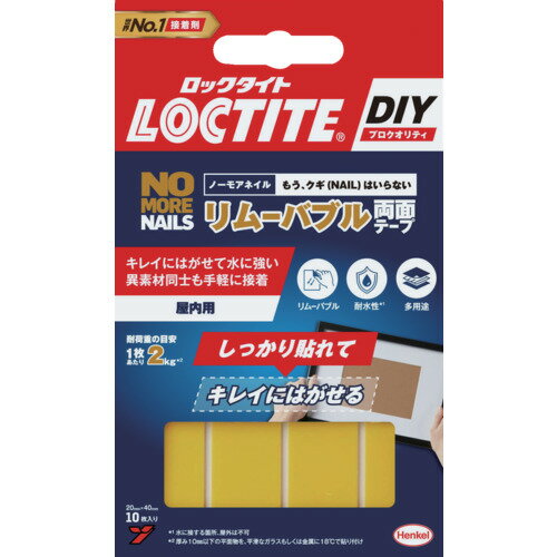 LOCTITE　ノー・モア・ネイル　リムーバブル両面テープ　(NMN-T02)