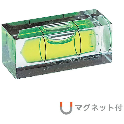 KOD　角型アイベルマグネット付水平器　15×16×36mm　(PM-15-36)