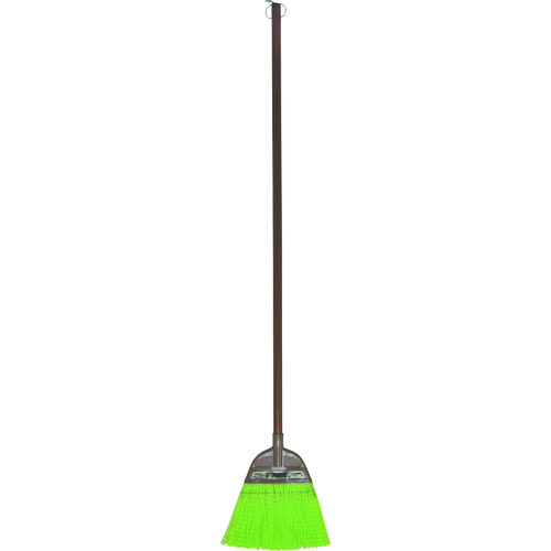 日本クリンテック　技ホーキ　化繊　長柄　木柄