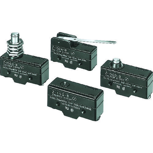 OMRON　マイクロスイッチ　ヒンジ　ローラー　レバー形　標準　ねじ締め端子