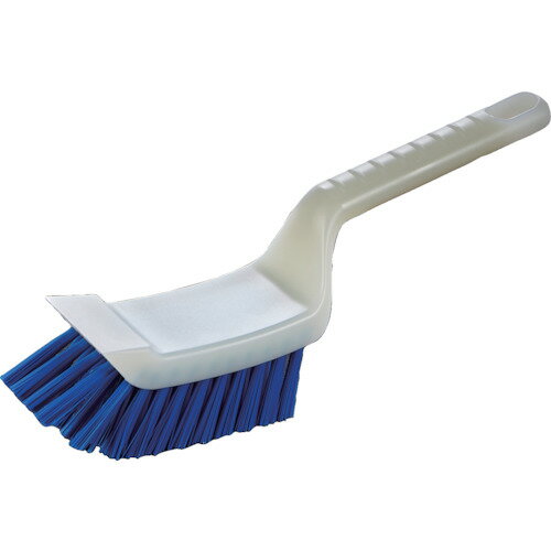 TRUSCO　耐熱スクレーパー付ブラシ　HACCP対応　ブルー