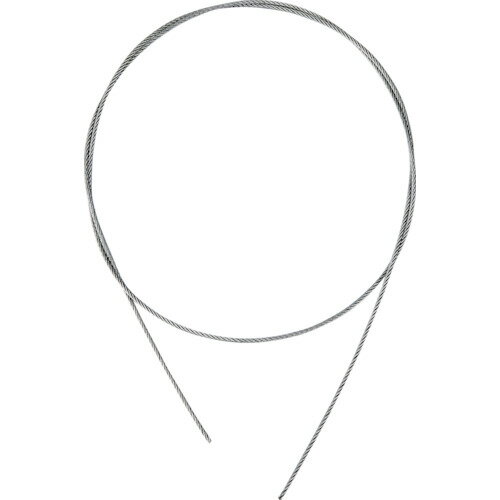TRUSCO　ステンレスワイヤカットロープ　2．5Φ×2000mm　両端加工なし