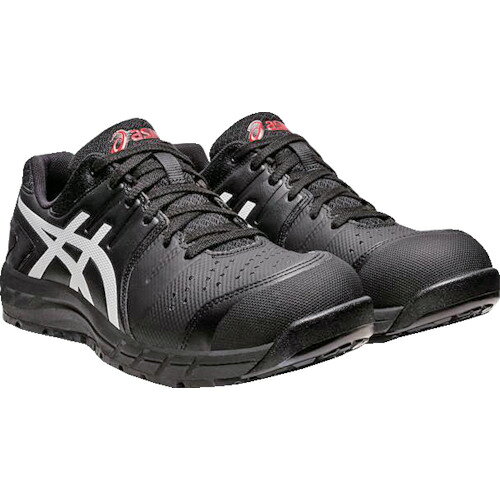 ASICS　ウィンジョブ　CP113　ブラック×ホワイト　26．5cm JAN：4550455091895 メーカー：アシックスジャパン（株） / ブランド：ASICS / 原産国：ベトナム 特長 ●屈曲性に配慮した溝をミッドソールの上面とサイドに配置しました。●通気性、耐久性に優れたフィルムコーティングメッシュを採用しました。 仕様 ●寸法(cm)：26.5●足幅サイズ：EEE相当●色：ブラック×ホワイト●規格：JSAA A種認定●参考質量：約400g(26.5cm/片足) 仕様（詳細） ●JSAA A種認定●参考質量：約400g(26.5cm/片足)●ひもタイプ 材質／仕上 ●甲被：人工皮革＋合成樹脂＋合成繊維●先芯：ガラス繊維強化樹脂●衝撃緩衝材：fuzeGEL、靴底：ゴム底●中敷き：合成樹脂(EVA)