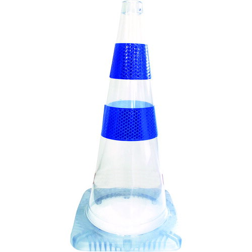 グリーンクロス　安全コーン　まる見えコーン　青反射