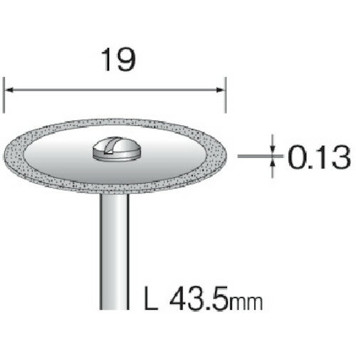 ミニモ　電着ダイヤモンドカッティングディスク　Φ19　＃400