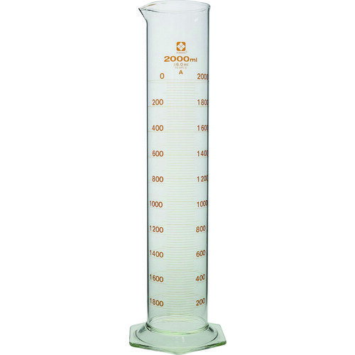 SIBATA　メスシリンダー　スーパーグレード　2L