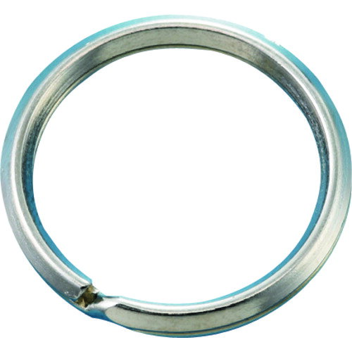緑十字　二重リング（キーリング）　金具15　内径21．6mmΦ　10個組　スチール製 JAN：4932134008569 メーカー：（株）日本緑十字社 / ブランド：緑十字 / 原産国：日本 特長 ●プレス加工を施しており開口部に段差がありません。 用途 ●標識などの掲示に。 仕様 ●内径(mm)：21.6●厚さ(mm)：2.5 仕様（詳細） ●セット商品：10個1組 材質／仕上 ●スチール(鉄ニッケル)