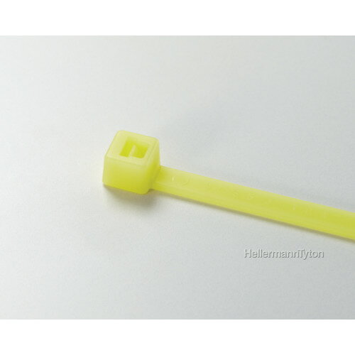 ヘラマンタイトン　カラータイ　幅3．5×長さ152mm　屋内使用　（100本入）　イエロー