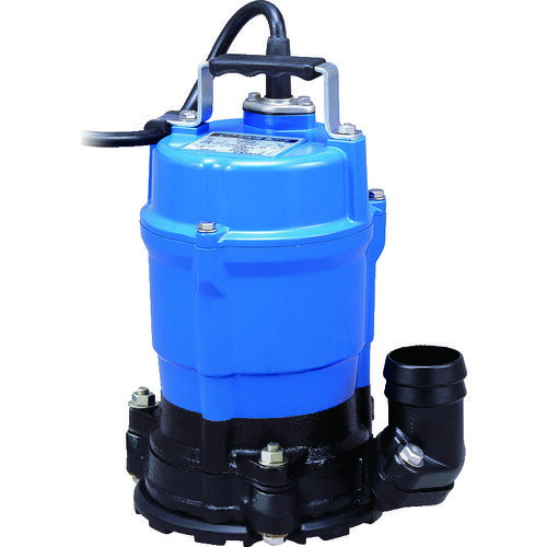 ツルミ　一般工事排水用水中ハイスピンポンプ（低水位排水仕様）50HZJAN：4944792106907メーカー：（株）鶴見製作所 / ブランド：ツルミ / 原産国：台湾特長●ポンプ底部より5mmの水位があれば揚水可能、さらに、水位が1mmまでの排水が可能です。●吐出し方向が上向き、横向き変更可能です。●床面を傷つけない合成ゴム付底板を採用。FRP槽などでの使用に適しています。用途●一般建設工事の床水排水用。●マンホール・ピット、受・給水槽の低水残水排水用。●一般的残水排水用。仕様●吐出量(L/min)：120（最大）●全揚程(m)：12（最大）●周波数(Hz)：50●口径(mm)：50●電源(V)：単相100●電流(A)：6.2●出力(kW)：0.4●全幅(mm)：227●全長(mm)：162●全高(mm)：282●異物通過径(mm)：3●液温(℃)：0〜40℃●使用可能水質：清掃水・床水・溜水●電源コード長さ(m)：5仕様（詳細）●非自動運転形●電源コード長さ：5m●異物通過径：3mm●一台から異電圧に別作対応材質／仕上●羽根車：耐水性特殊ウレタンゴム●ケーシング：FCD700●底板：SPC+合成ゴム●軸封(メカニカルシール)：SiCセット内容／付属品●キャブタイヤケーブル●ホースカップリング●ホースバンド