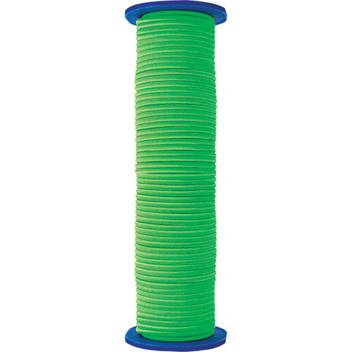シンワ　ゴム水糸　リール巻　蛍光グリーン　3mm　30m