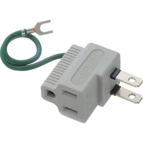 YAZAWA　3Pプラグ対応L型プラグアダプター白