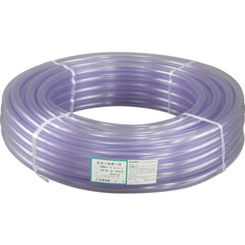 サンヨー　透明ホース25×30　50mカセ巻