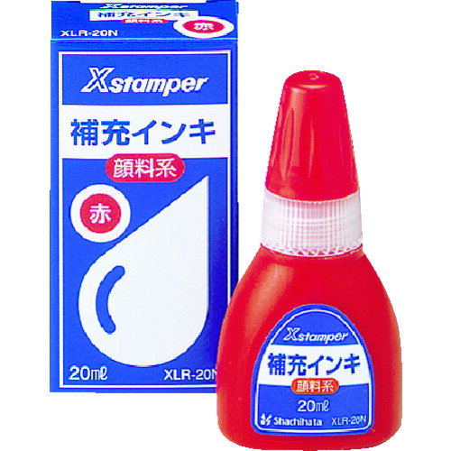 シヤチハタ　顔料系インキ20ML　赤