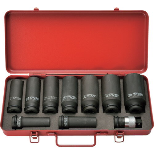 TOP　インパクトレンチ用超ロングソケット・ワンタッチアダプターセット