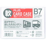 プラス　34440）再生カードケース　ソフト　B7　PC－317R