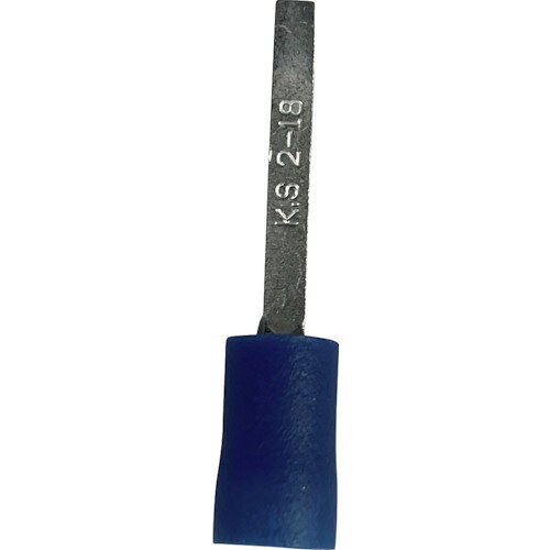 ストロングホールド　ビニール絶縁被覆付ブレード端子　電線サイズ：AWG16～14／1．25～2sq　25個入り　EDV14－87MB－Q