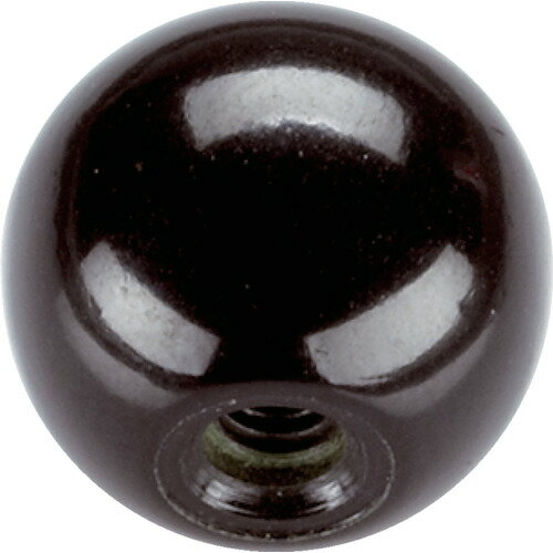 HALDER　ボールノブ　DIN　319　モールドネジ付　形状C　黒